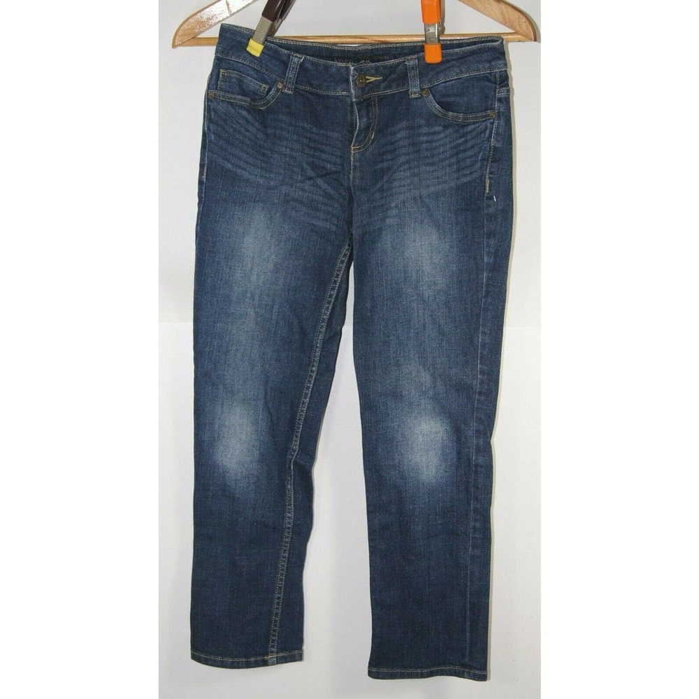 Simply Vera Wang Blue Jeans Straight Leg Womens 4P